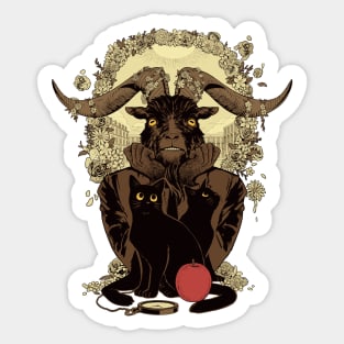 Sleepy goat Sticker